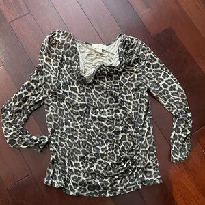 Michael Kors Animal Print Blouse